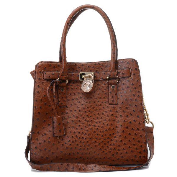 michael kors hamilton ostrich-embosesd stoff oppbevaring Beste Salgs v7cuz